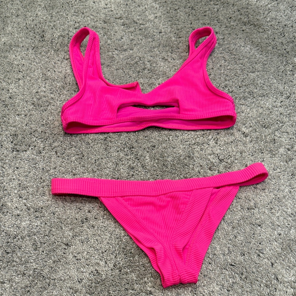 Frankie’s Hot Pink Women's Bikini Set